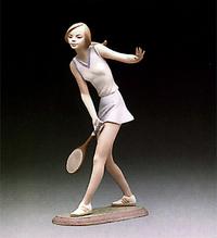 Female Tennis Player Lladro