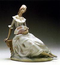 Lady with Fan Lladro
