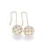 Earrings Chinese Dragon Gilded
