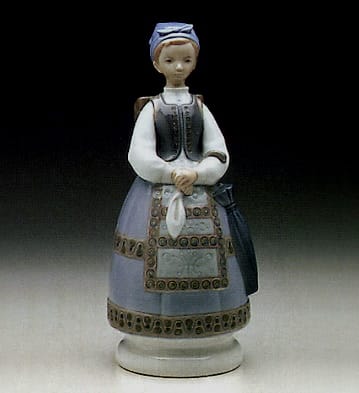Shepherdess with Traditional Dress
