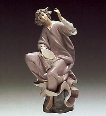 Angel w/Accordion Lladro - 01001323 - Angels Lladro Figurines