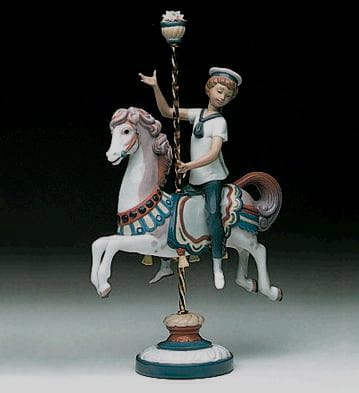 Boy On Carousel Horse Lladró