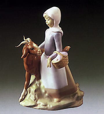 Little Girl w/Goat