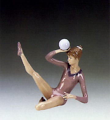 Gymnast Balancing Ball Lladró