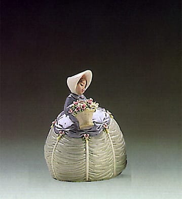 Girl with Geranium Lladro - 01013508 - Children Lladro Gres Lladro