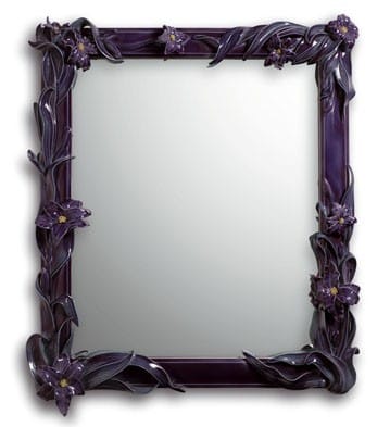 MIRROR SET WITH LILIES (4)