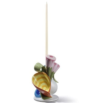 Naturo - Single Candleholder (Multicolor) Lladró