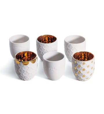 Set 6 Glasses Chinese Dragon Lladró