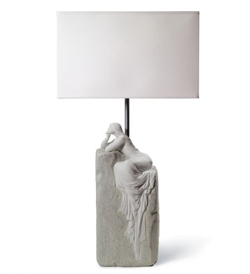 Meditating Woman Lamp II - CE