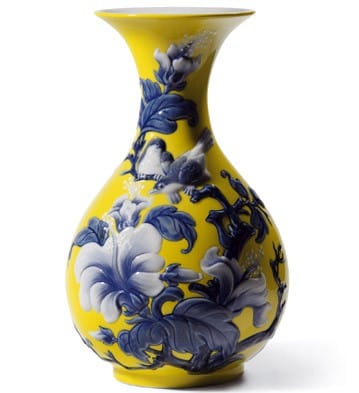 Sparrows Vase (Yellow)