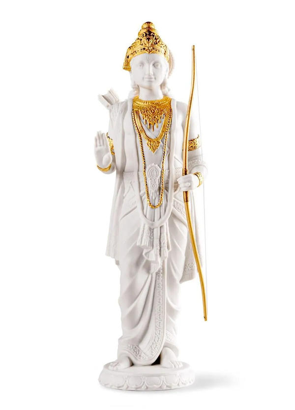 Rama Sculputre (Golden Luster)