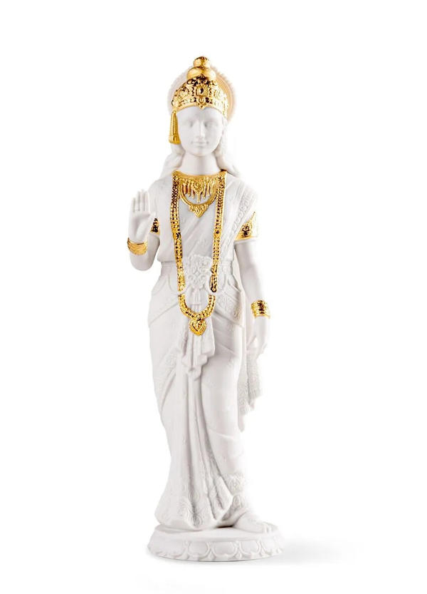 Sita Sculpture (Golden Luster)