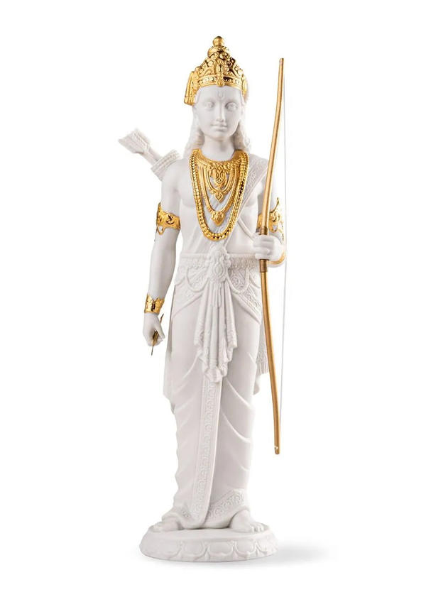 Lakshman Sculpture (Golden Luster)