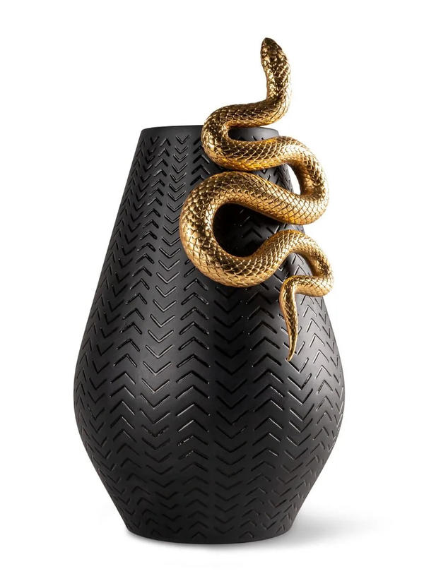 Snakes Vase Lladró