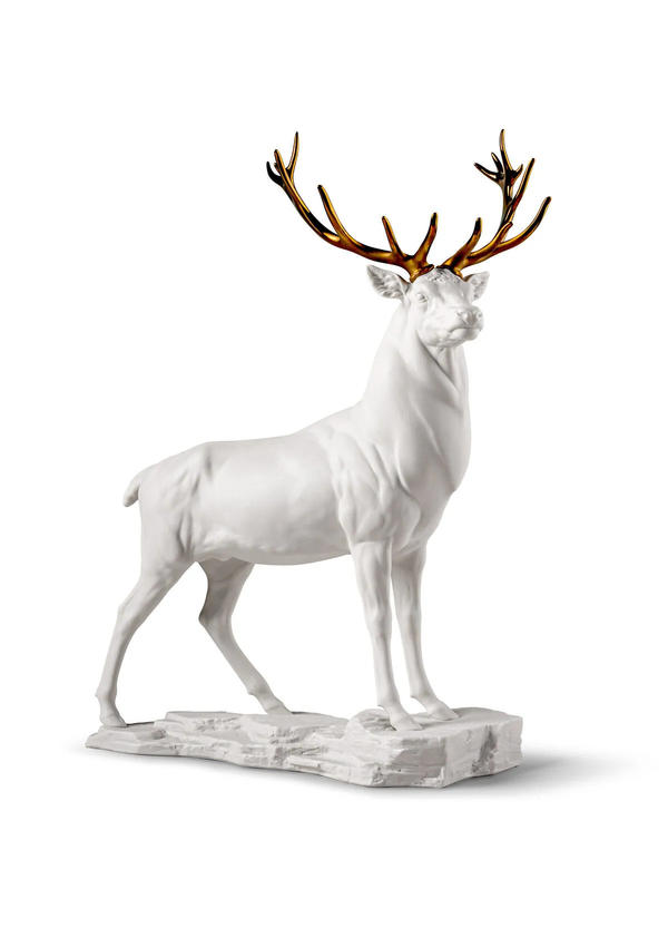 Deer (White - Copper) Lladró