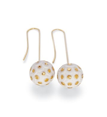 Earrings Chinese Dragon Gilded