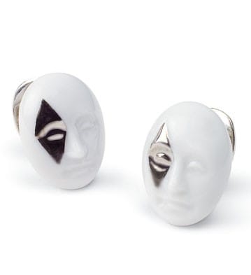 Earrings Diamond Face Lladró