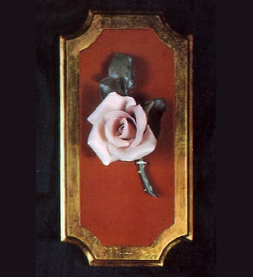 Medium Rose on Plaque