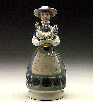 Girl Offering Ceramic Lladró