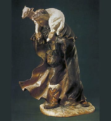 Man with Lamb on Shoulders Lladró