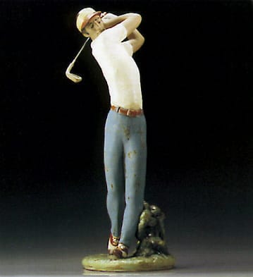 LLADROリヤドロ Lady Golfer Golfer Female Out of the Rough – Nao by Lladro – Seaway China Co.