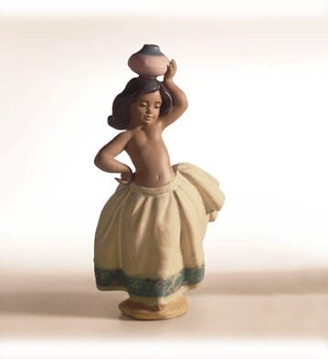 Little Peasant Girl (White) Lladró