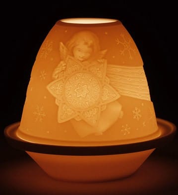 Lithophane Votive Light With Star