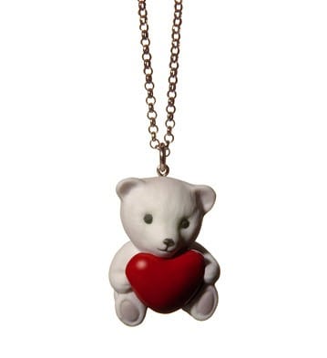 Pendant Bear With Red Heart Lladró
