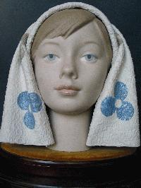 Girl's Head (Blue)