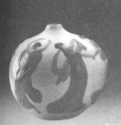 Grecian Dancers Vase-White