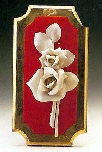 Two Roses on Plaque