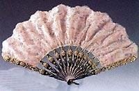 Violet Fan with Base