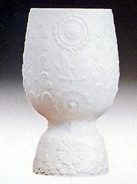 Floral Jug - White