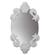 OVAL MIRROR WITHOUT FRAME (WHITE / SILVER)