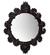 ROUND MIRROR SMALL (BLACK)