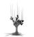 Candleholder Multi - Grey