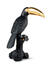 Toucan Sculpture (Black / Gold)