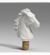 Bacchus Bottle Stopper Horse (White)