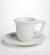 Ascot Coffe Cups+Saucers White (Set For 2)