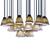 27 Lithophane Chandelier JAPAN (Leds)