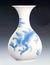 Dragon Vase - Blue
